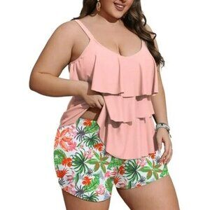 Jesdani Women Plus Size Tankini Swimsuits